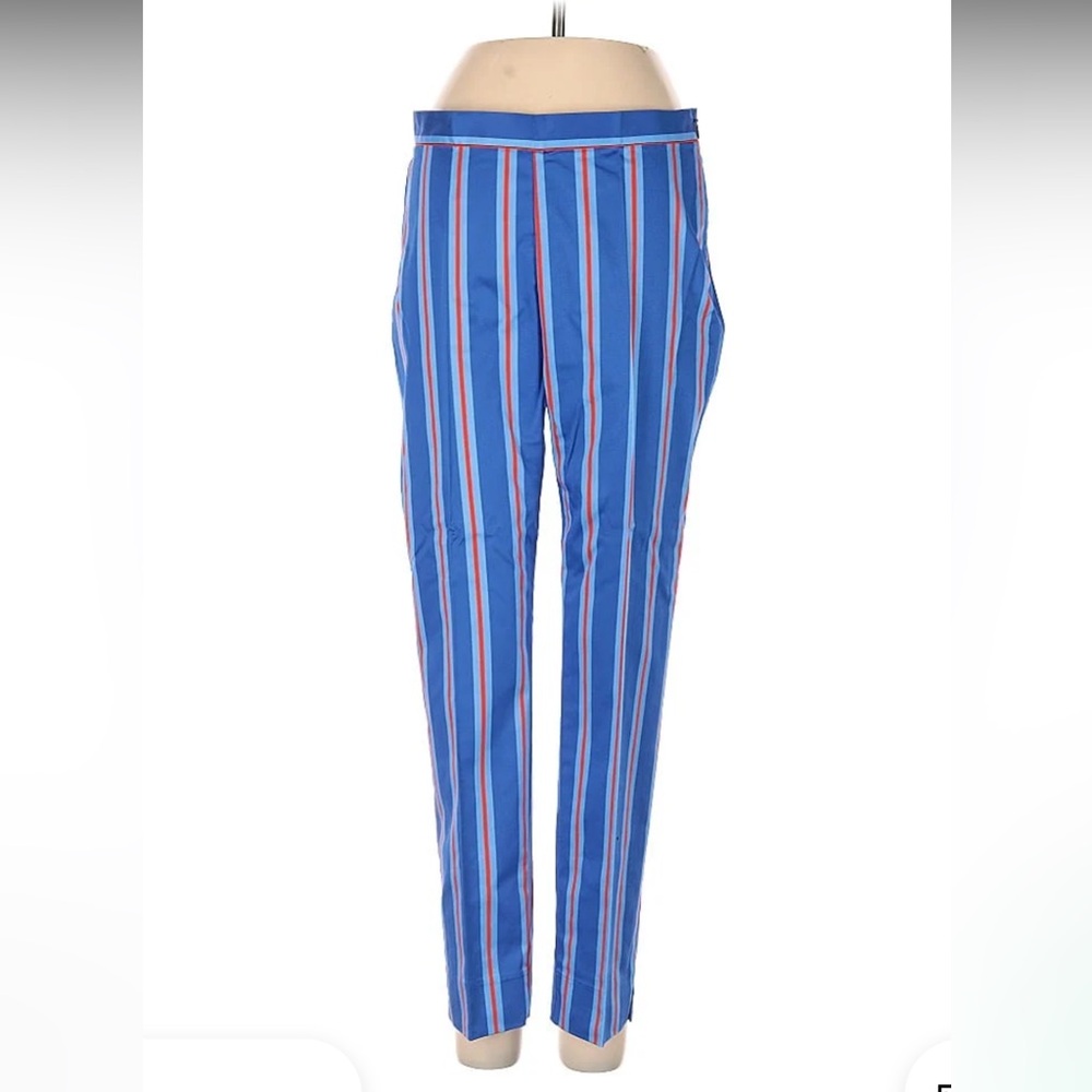 SOCAPRI Blue Striped Pants